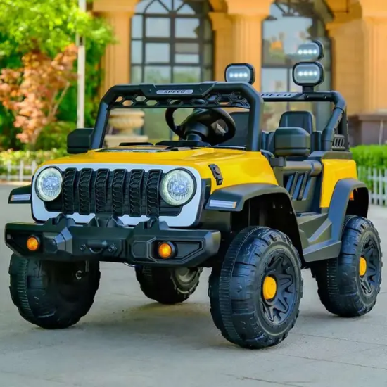 صورة جيب أطفال الأصفر ماطورين 12 فولت